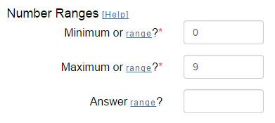 Single Range